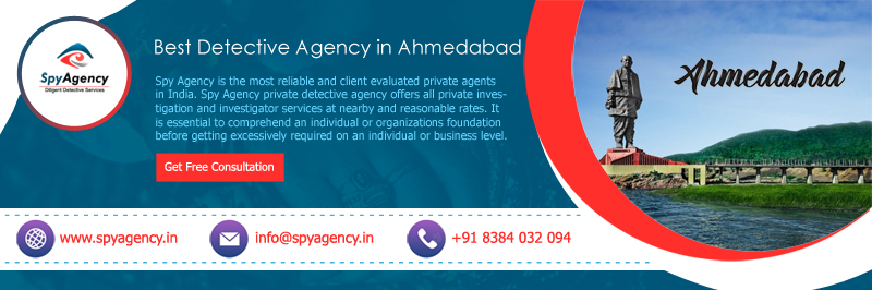 If you are looking for the best detective agency in Ahmedabad, you don't need to look any further. The Spy Agency is the best detective agency in Ahmedabad and is here to help you with your personal or professional problems. 
