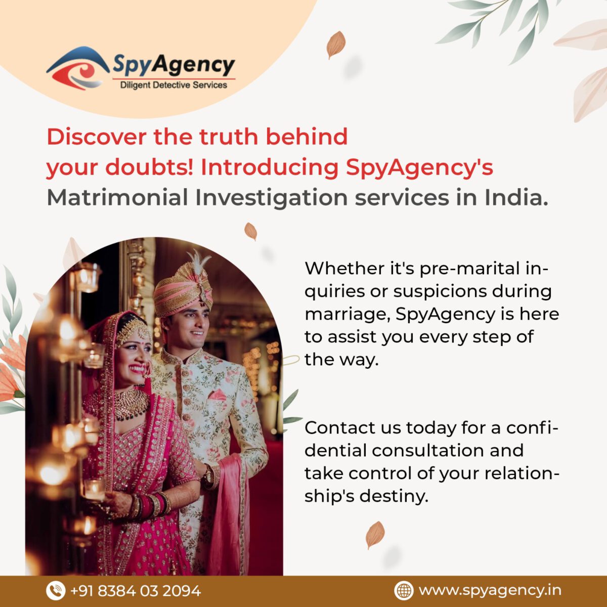 Best Pre Matrimonial Investigation In India Spy Agency India 5305