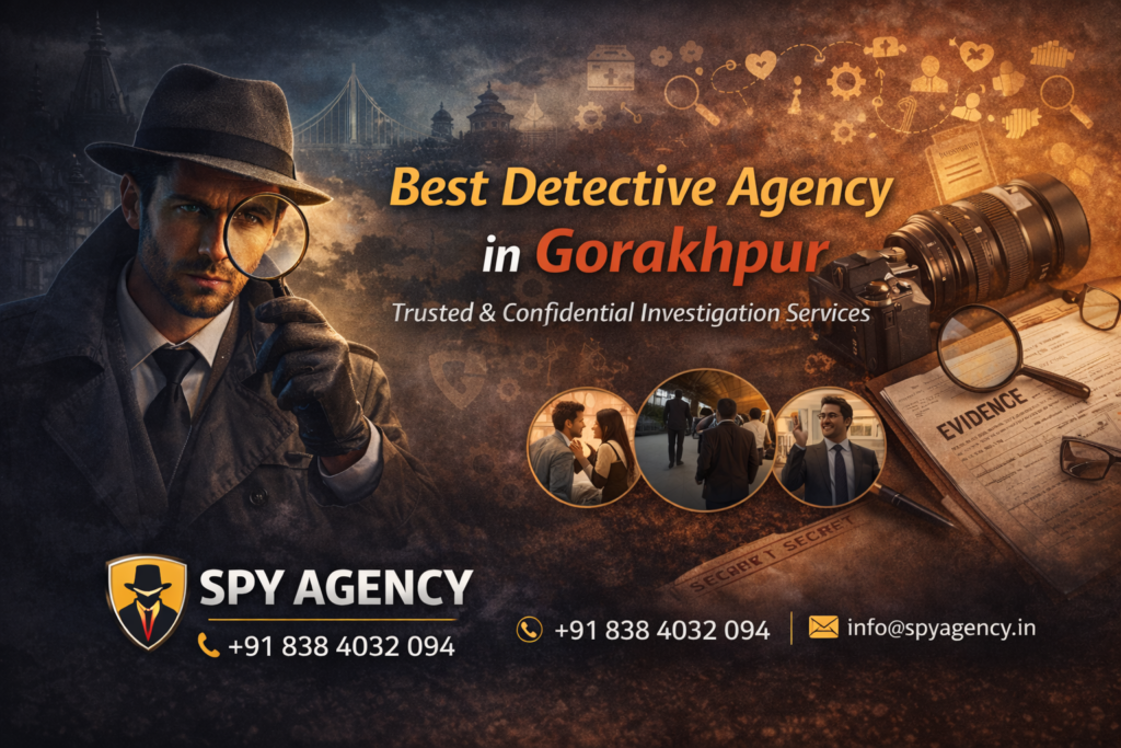 Spy Agency India is widely recognized for delivering accurate, discreet, and legally compliant investigation services in Gorakhpur