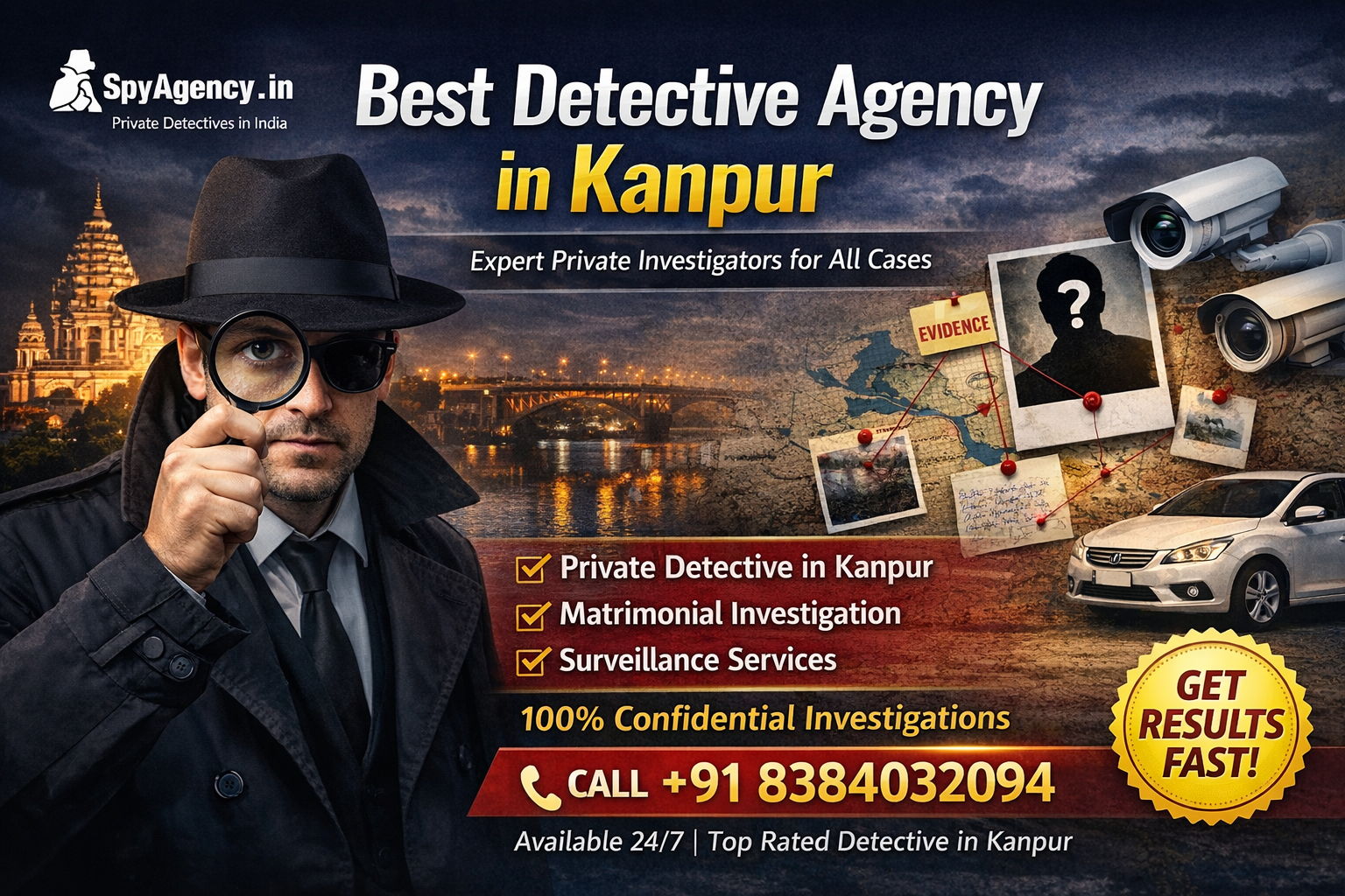 Best Detective Agency in Kanpur – Trusted Investigation Services by Spy Agency India