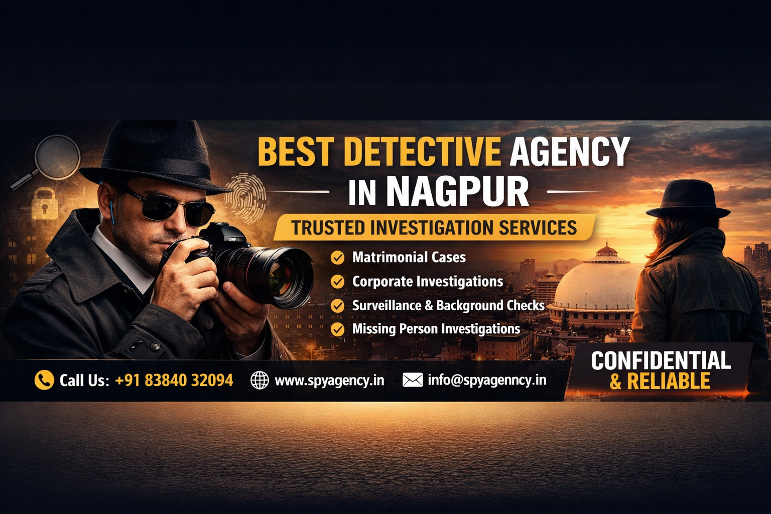 Best Detective Agency in Nagpur – Trusted Private Investigation Services by Spy Agency India
