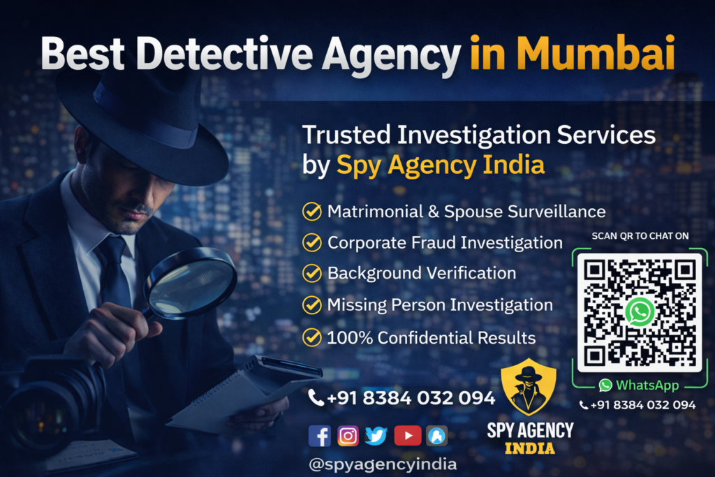 Whether it’s pre matrimonial investigation, spouse surveillance, corporate fraud investigation, background verification, loyalty test, or missing person tracing, our expert detectives help you uncover the truth with complete discretion.