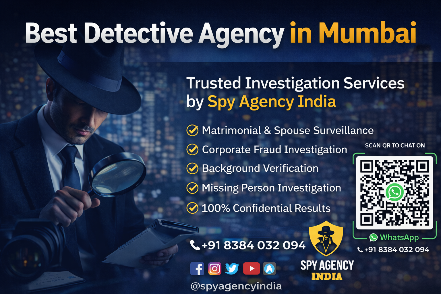 Best Detective Agency in Mumbai – Trusted Private Investigation Services by Spy Agency India