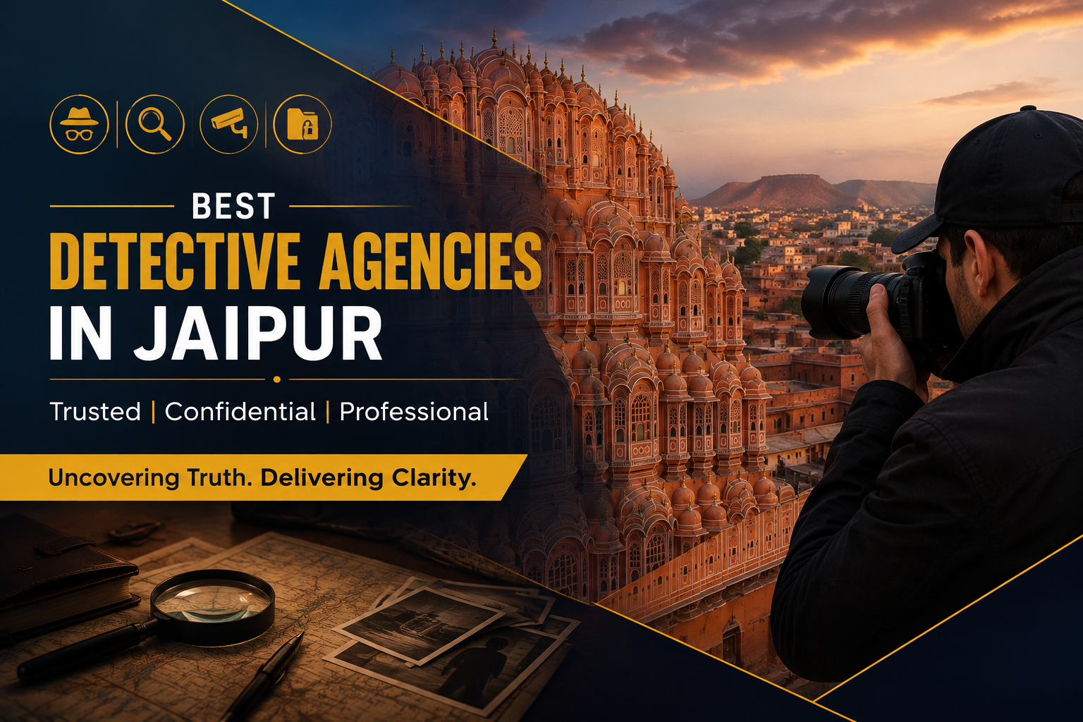 “Uncover the Truth. Discover the Facts. Jaipur’s Trusted Detective Experts.”